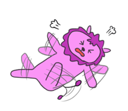 Pink Lion sticker #14776790