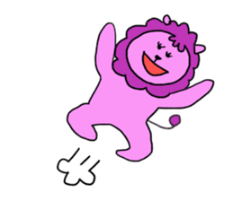 Pink Lion sticker #14776813