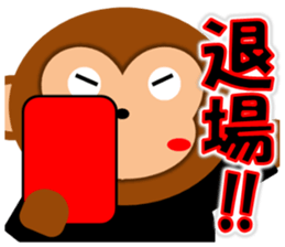 SOCCER CLUB STICKER(monkey) sticker #14777321