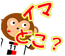 SOCCER CLUB STICKER(monkey) sticker #14777323