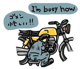 riders man 5 bilingual version sticker #14777768
