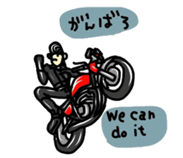 riders man 5 bilingual version sticker #14777769