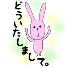 everyday rabbit1 sticker #14778069