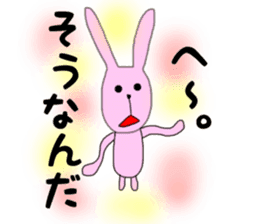 everyday rabbit1 sticker #14778074