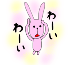 everyday rabbit1 sticker #14778076