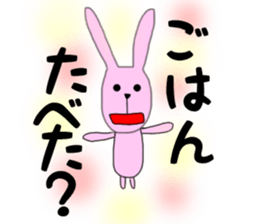 everyday rabbit1 sticker #14778081