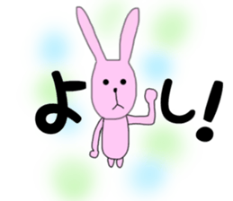 everyday rabbit1 sticker #14778082