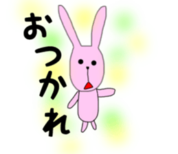everyday rabbit1 sticker #14778089