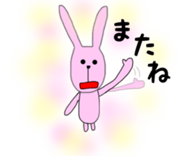 everyday rabbit1 sticker #14778093