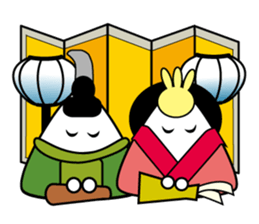 The Doll's Festival Of Rice Balls sticker #14778101