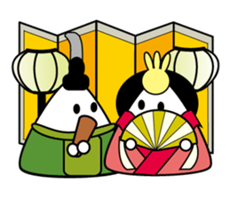 The Doll's Festival Of Rice Balls sticker #14778107