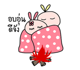 Bunny&Vava sweet couple sticker #14778335