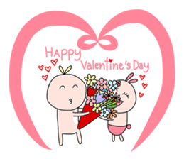 Bunny&Vava sweet couple sticker #14778344