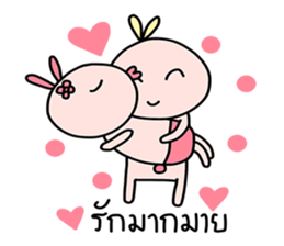Bunny&Vava sweet couple sticker #14778346