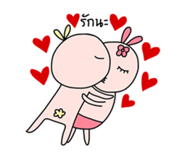 Bunny&Vava sweet couple sticker #14778370