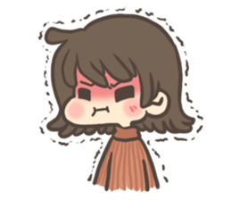 The cute girl : Mumu (Eng.) sticker #14778384