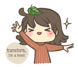 The cute girl : Mumu (Eng.) sticker #14778387