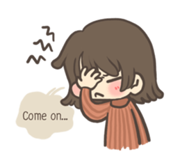 The cute girl : Mumu (Eng.) sticker #14778390