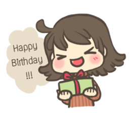 The cute girl : Mumu (Eng.) sticker #14778408