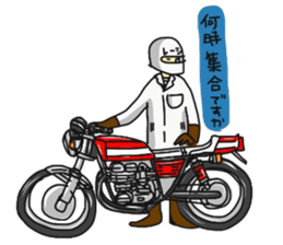 everyday helmet boy5 oldbikeclub version sticker #14778603