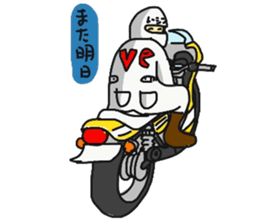 everyday helmet boy5 oldbikeclub version sticker #14778605