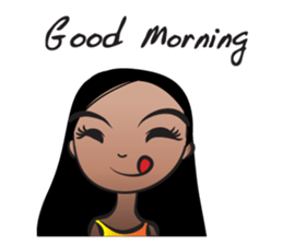 Straight hair Anne sticker #14778607