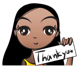 Straight hair Anne sticker #14778610