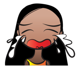 Straight hair Anne sticker #14778620