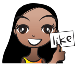 Straight hair Anne sticker #14778622