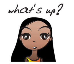 Straight hair Anne sticker #14778623