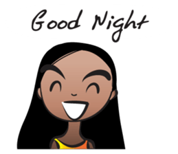 Straight hair Anne sticker #14778630