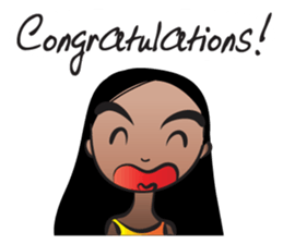 Straight hair Anne sticker #14778631