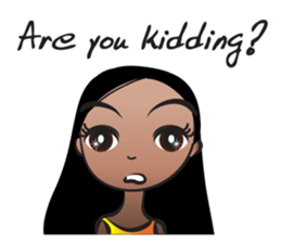 Straight hair Anne sticker #14778634