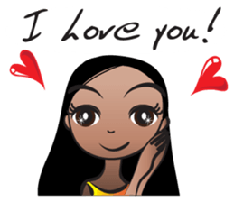 Straight hair Anne sticker #14778635