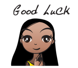 Straight hair Anne sticker #14778641