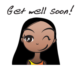 Straight hair Anne sticker #14778643