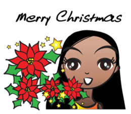 Straight hair Anne sticker #14778645