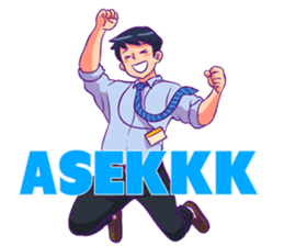 Anak Kantor Kekinian sticker #14778778