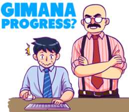 Anak Kantor Kekinian sticker #14778780