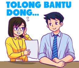 Anak Kantor Kekinian sticker #14778781