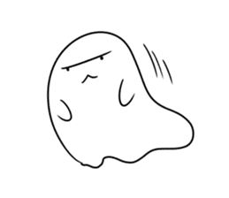ghost boo~ sticker #14779238