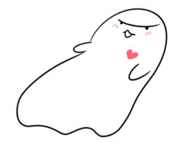 ghost boo~ sticker #14779239