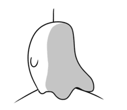 ghost boo~ sticker #14779240