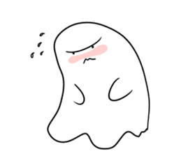 ghost boo~ sticker #14779242