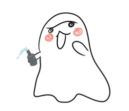ghost boo~ sticker #14779243