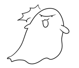 ghost boo~ sticker #14779246