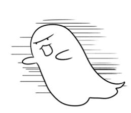 ghost boo~ sticker #14779249