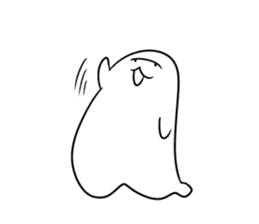 ghost boo~ sticker #14779251