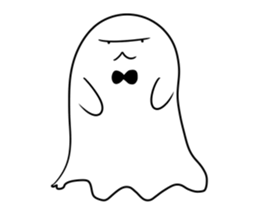 ghost boo~ sticker #14779253
