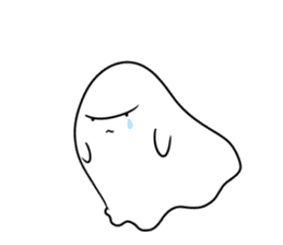 ghost boo~ sticker #14779256